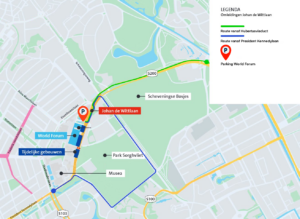 Route World Forum Theater | Johan de Wittlaan